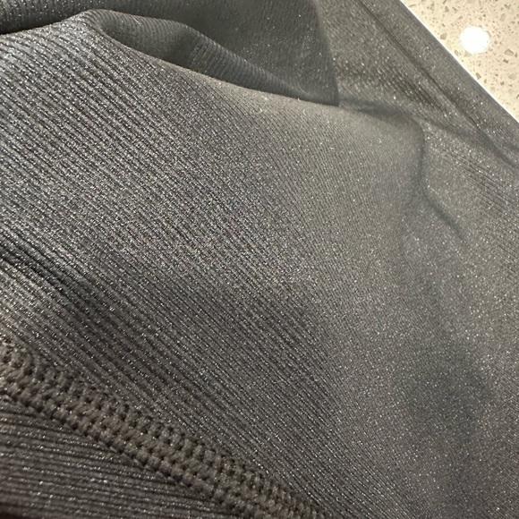 AERIE Ribbed Shine High Waisted Legging NWT Black Size XS - Picture 5 of 8